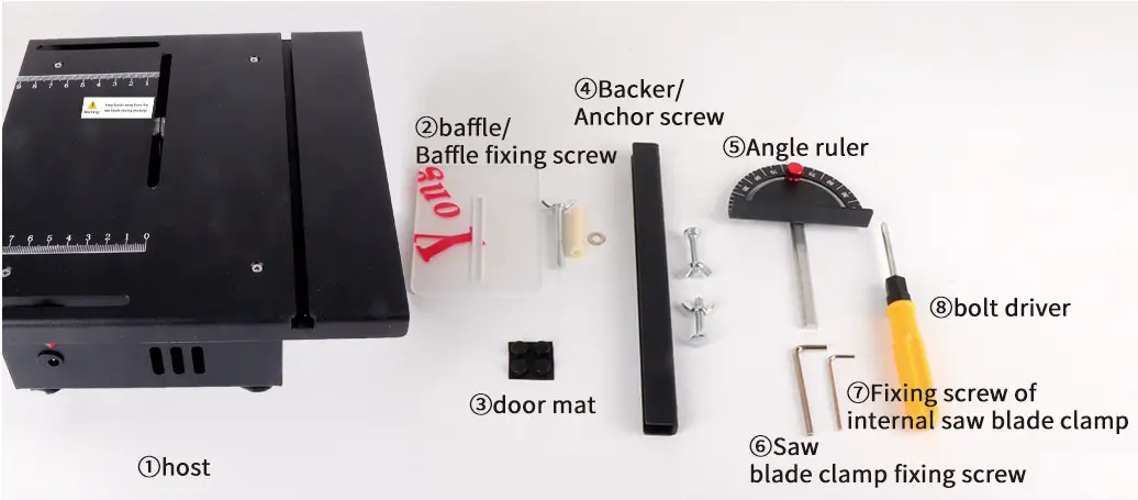 VEVOR LXGD TJ 79501 Mini Table Saw - Table saw List 1