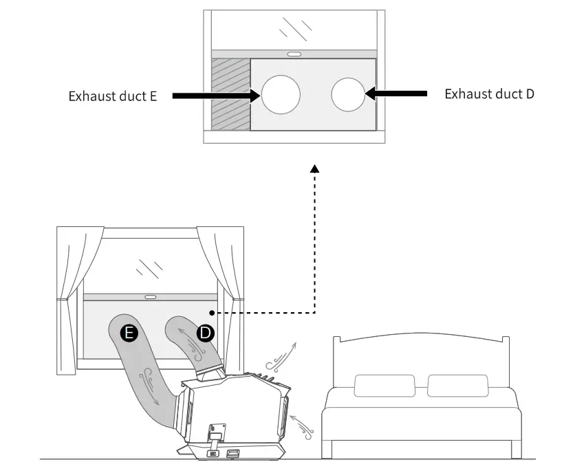 ECOFLOW EFKT210 Wave 2 Portable Air Conditioner - bord