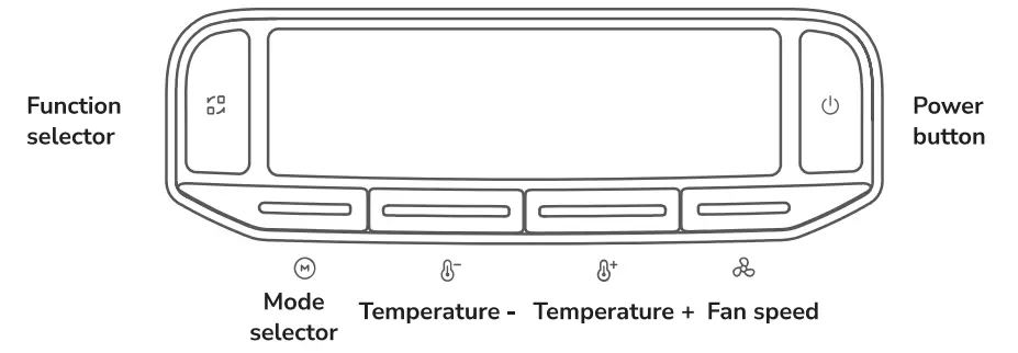 ECOFLOW EFKT210 Wave 2 Portable Air Conditioner - button 1