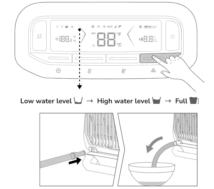 ECOFLOW EFKT210 Wave 2 Portable Air Conditioner - level