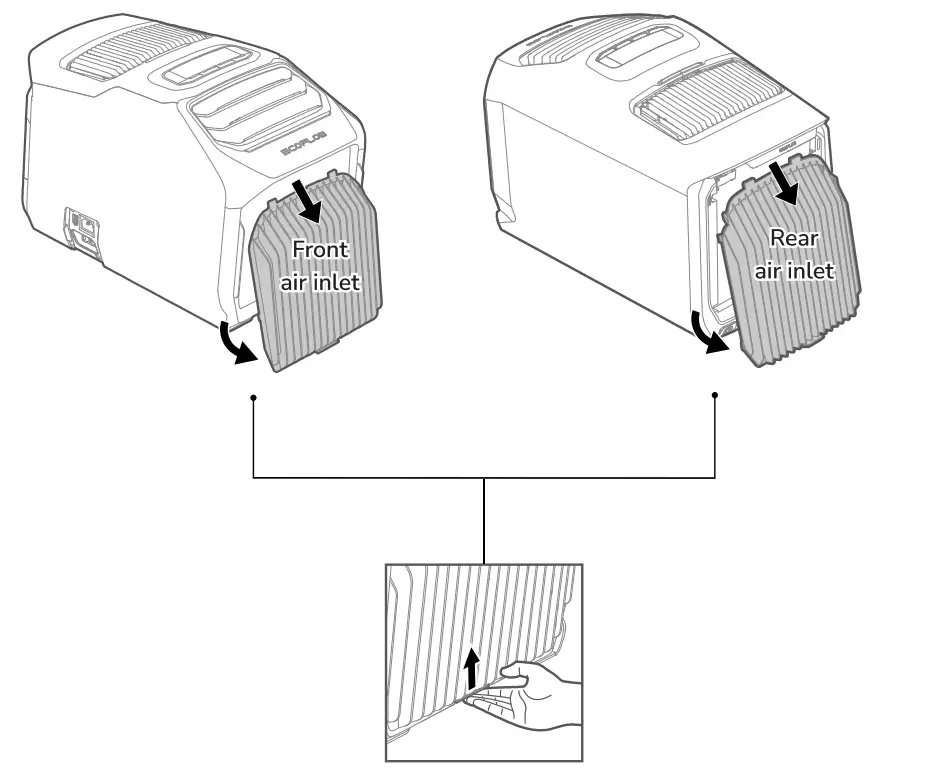 ECOFLOW EFKT210 Wave 2 Portable Air Conditioner - reassemble