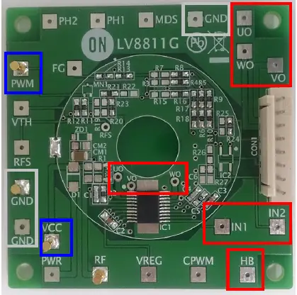 ON Semiconductor LV8811G Evaluation Board 03