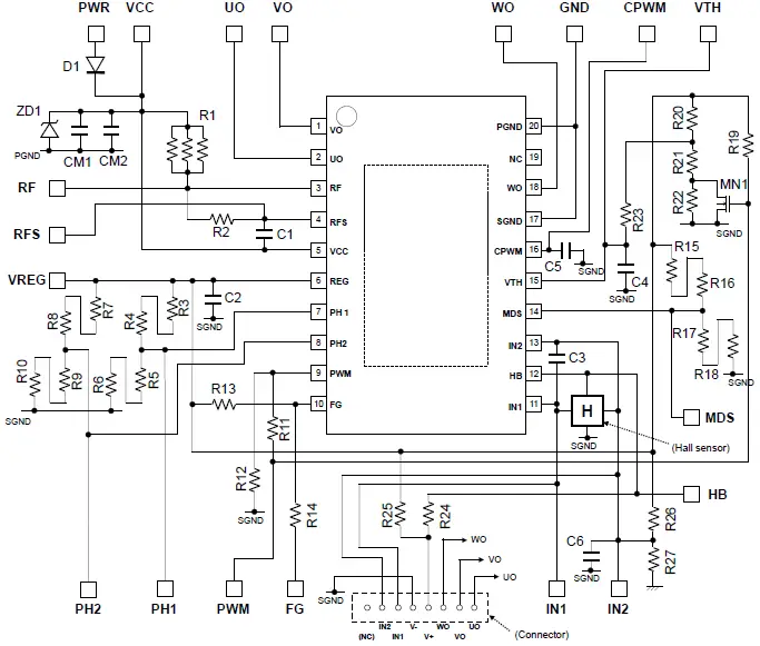 ON Semiconductor LV8811G Evaluation Board 10