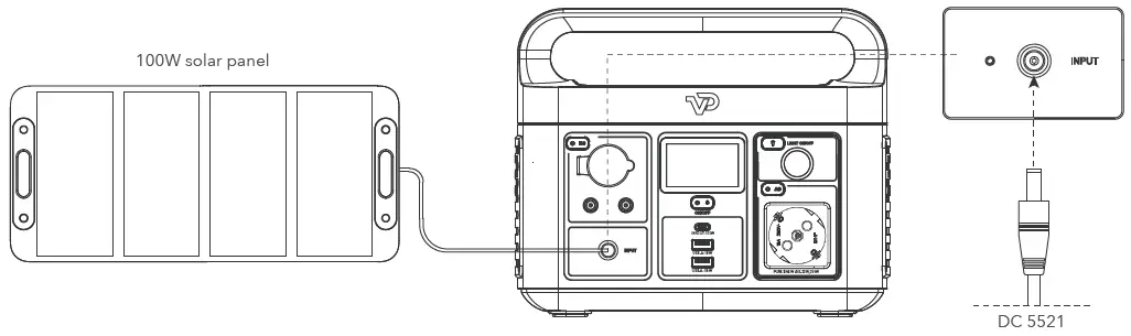VIGORPOOL-LAKE-300-VP11-Portable-Power-Station-fig-6