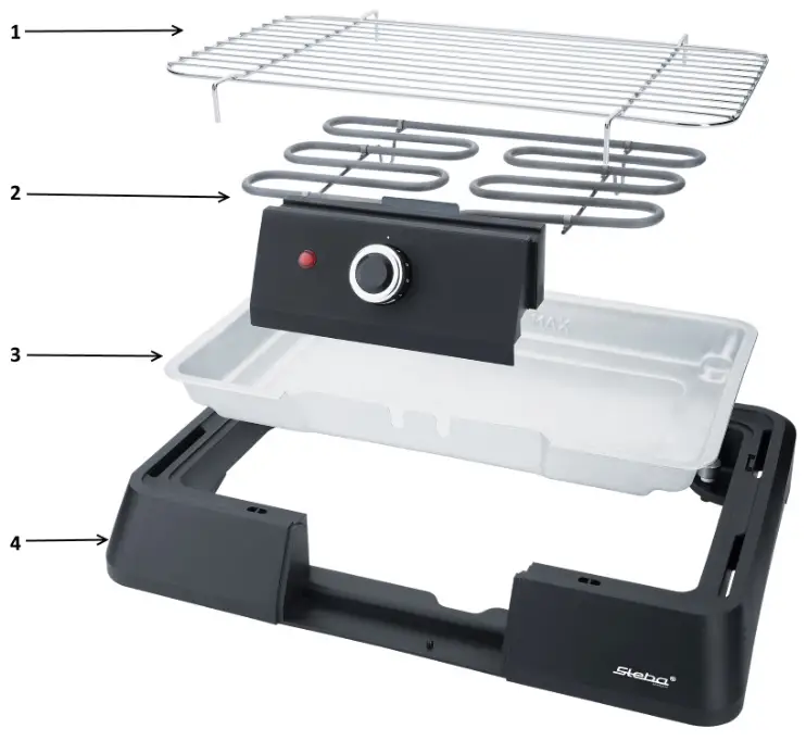 Steba VG G20 BBQ Table Grill - Workplace