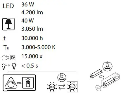 LeuchtenDirekt 995302 Medina Ceiling Light LED-fig-1