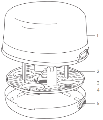 tommee tippee microsteri Microwave Steam Sterilizer-fig1