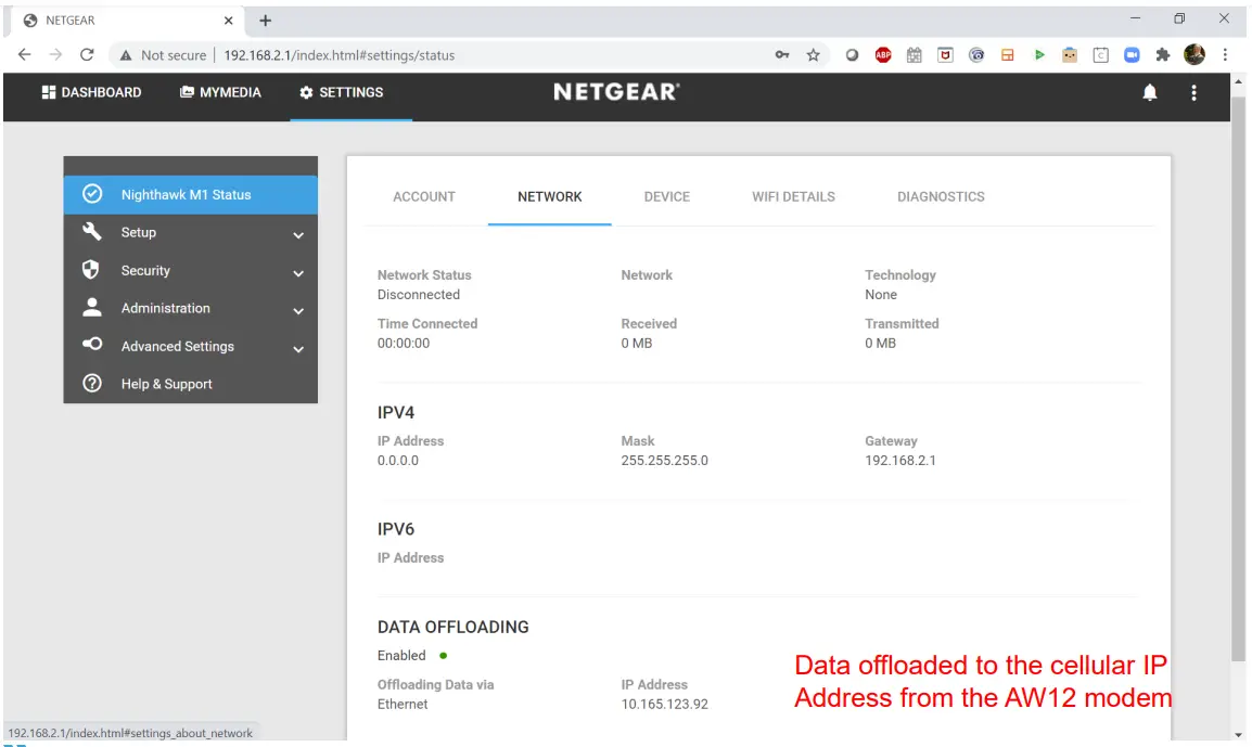 Netgear Nighthawk M1 to AW12 Overview