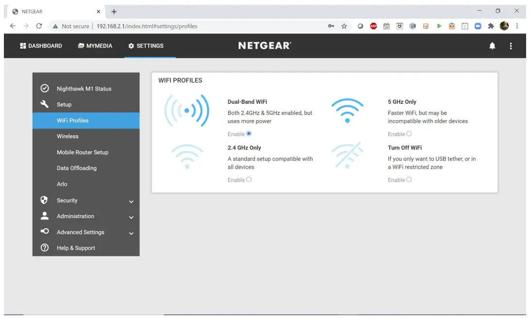 Netgear Nighthawk M1 to AW12 Overview