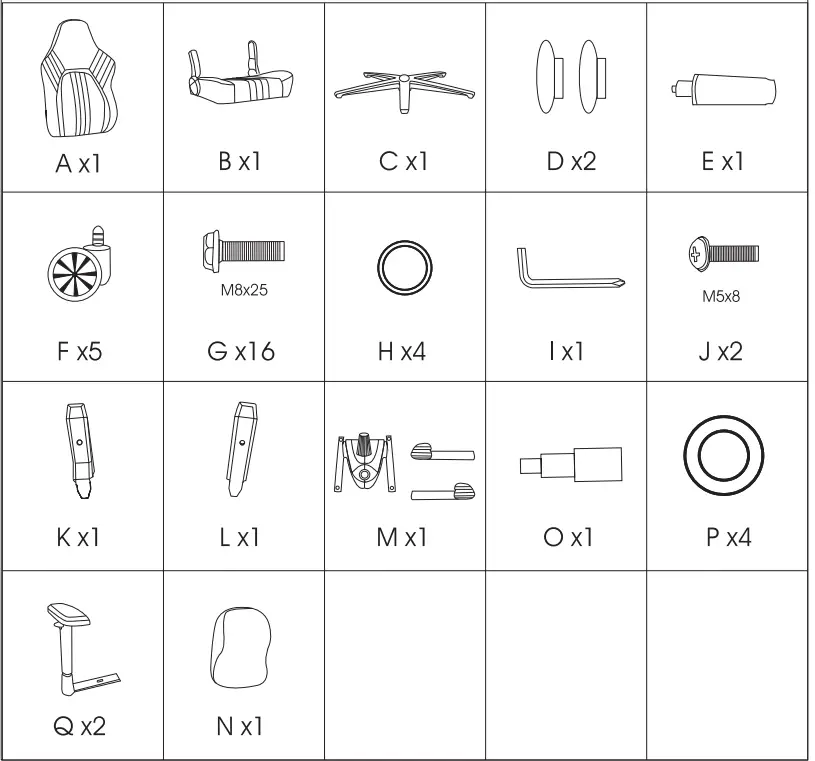 RC850 Gaming Chair Darkflash - Figer 1
