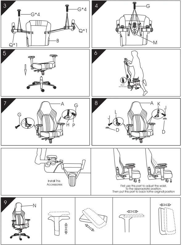 RC850 Gaming Chair Darkflash - Figer 3