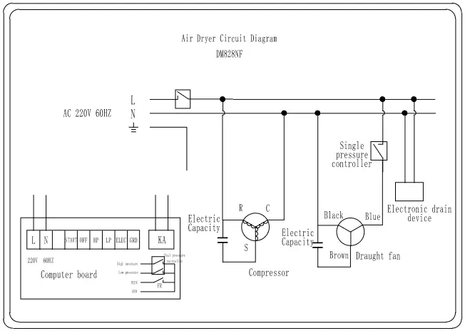 Air Dryer Circuit Diagram