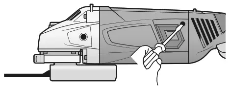 TRUPER ESMA-9N2 3.1 HP Power 9 Inch Angle Grindert - Carbon Brush