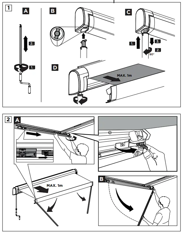 THULE Omnistor 5200 Wall Mounted Range Awning - Figer 17