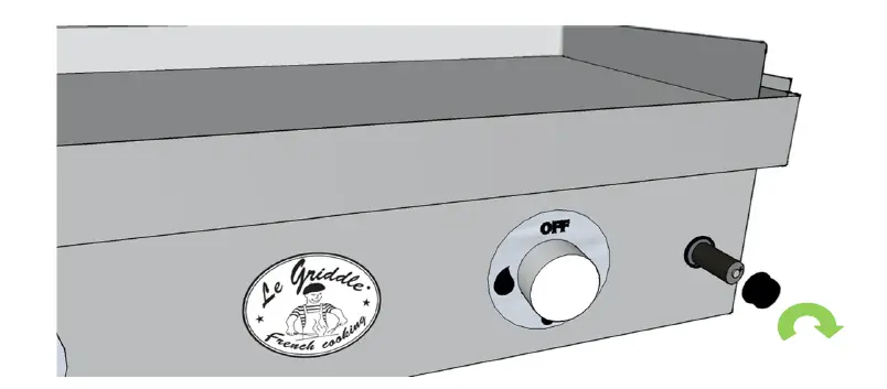 Le Griddle-GFE40-Wee-16-Inch Built-In-or-Countertop-Propane-Gas-Griddle-FIG- (3)