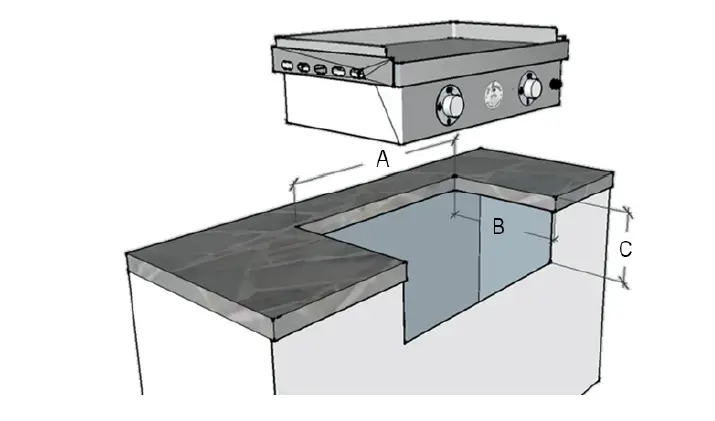 Le Griddle-GFE40-Wee-16-Inch Built-In-or-Countertop-Propane-Gas-Griddle-FIG- (4)