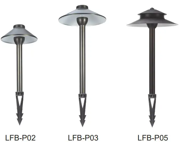superbrightleds LFB-P02 Series LED Ready Landscape Path Light