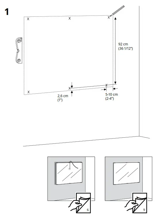 IKEA LETTAN Mirror - fig 1