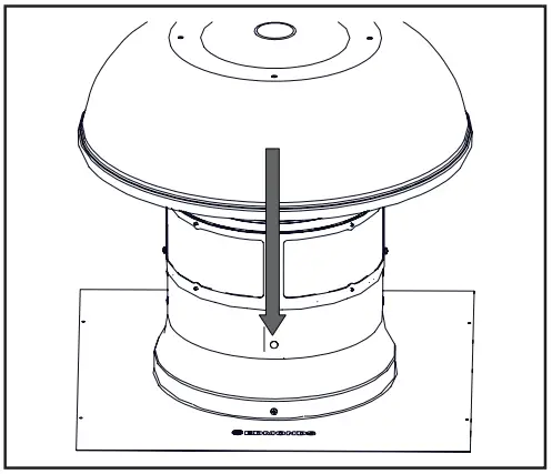 Bradford Ventilation Maestro BAL Smart Roof Vent - housing