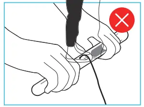 Yolanda CS10E Professional Body Composition Analyzer - Hand posture 2