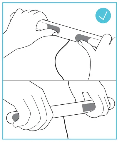Yolanda CS10E Professional Body Composition Analyzer - Hand posture