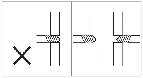 Caution before installation