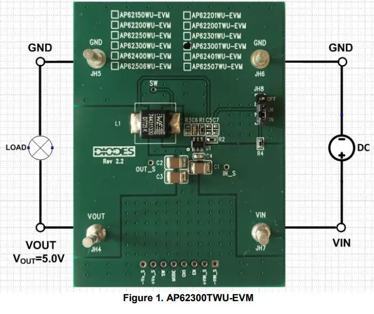 DIODES-AP62300TWU-EVM-COT-Synchronous-DC-DC-Buck-Converter-FIG-1