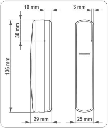Satel XD-2L Multipurpose Wired Detector D3