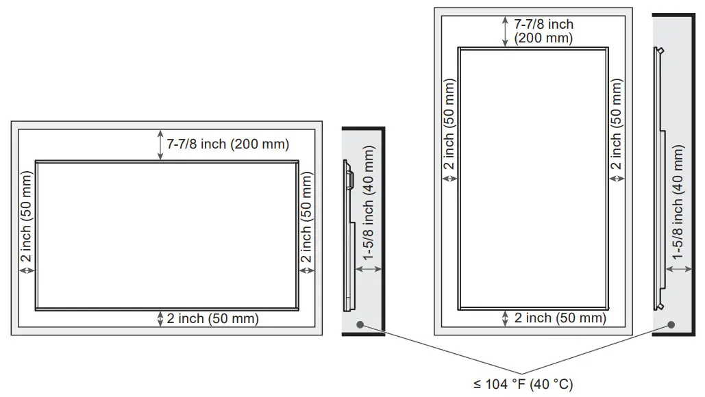 SHARP PN-HE751 74.5 Inch 4K Ultra HD LED LCD Display Monitor - mounting bracket 10