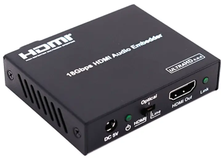 COVID AI-200 HDMI 18Gbps Audio Embedder with HDCP2.2