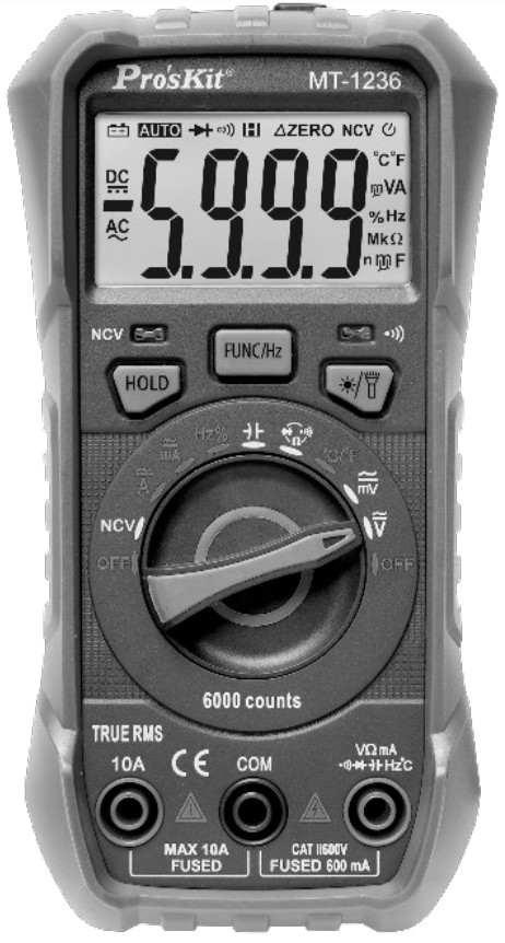 Pro sKit MT 1236 3 5 6 True RMS Multimeter