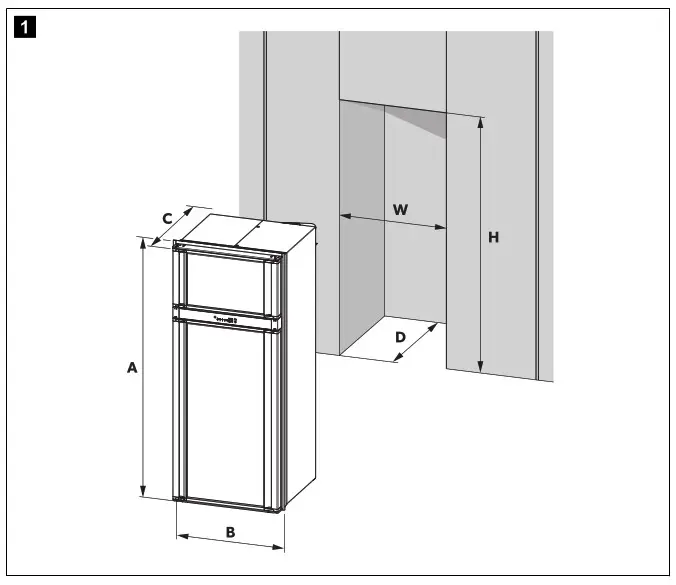 DOMETIC RMD10 5XS Absorption Refrigerator - fig 1