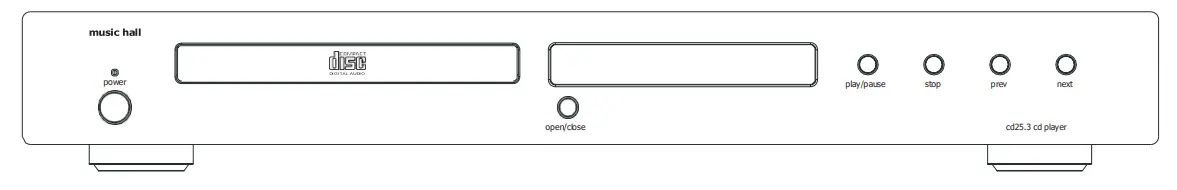 Music Hall cd25.3 CD Player - FIG