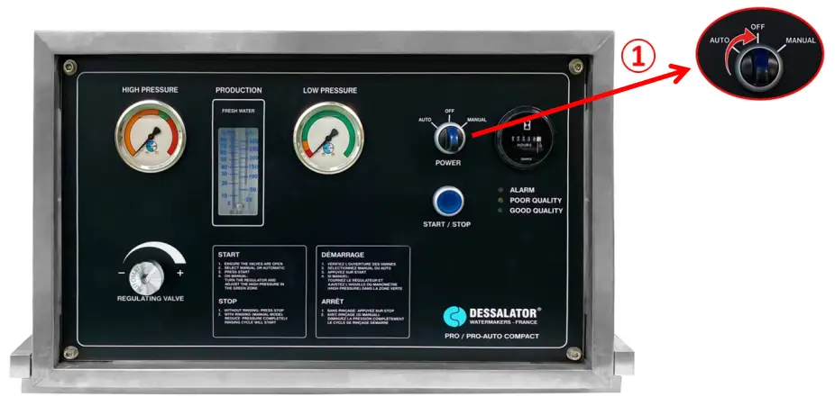 DESSALATOR D300 AC Pro Automatic Compact Marine Watermaker Machine - Automatique