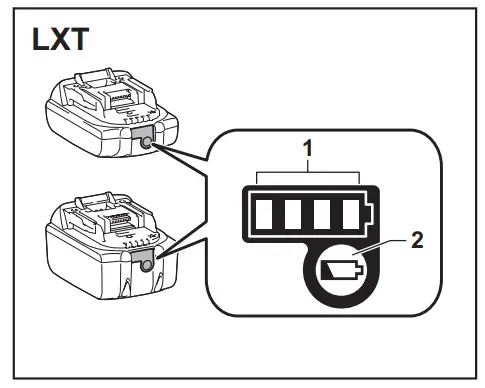 Indicating the remaining battery capacity