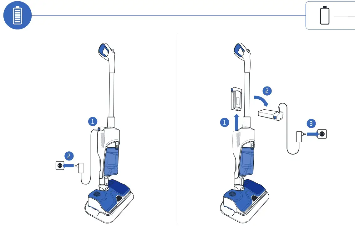 RowenTa ZR009006 Cordless Bagless Vacuum Cleaner Instructions 1