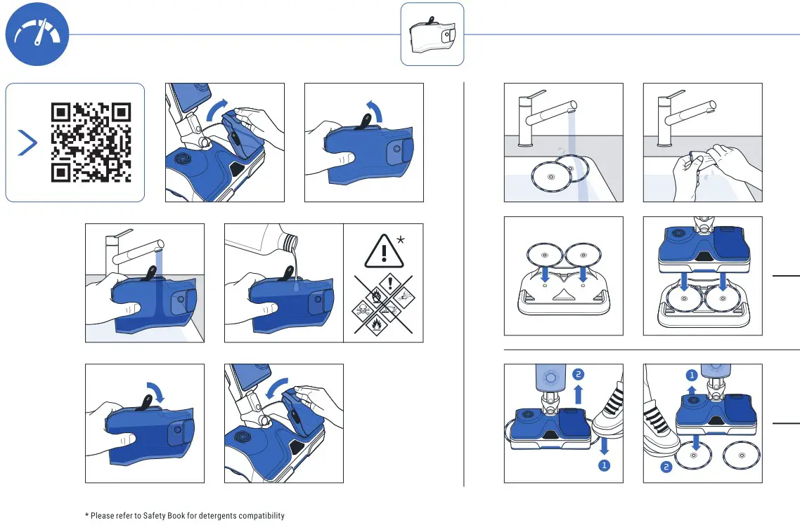 RowenTa ZR009006 Cordless Bagless Vacuum Cleaner Instructions 3