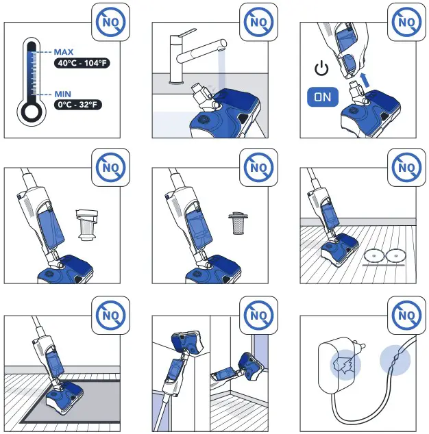 RowenTa ZR009006 Cordless Bagless Vacuum Cleaner Instructions 8