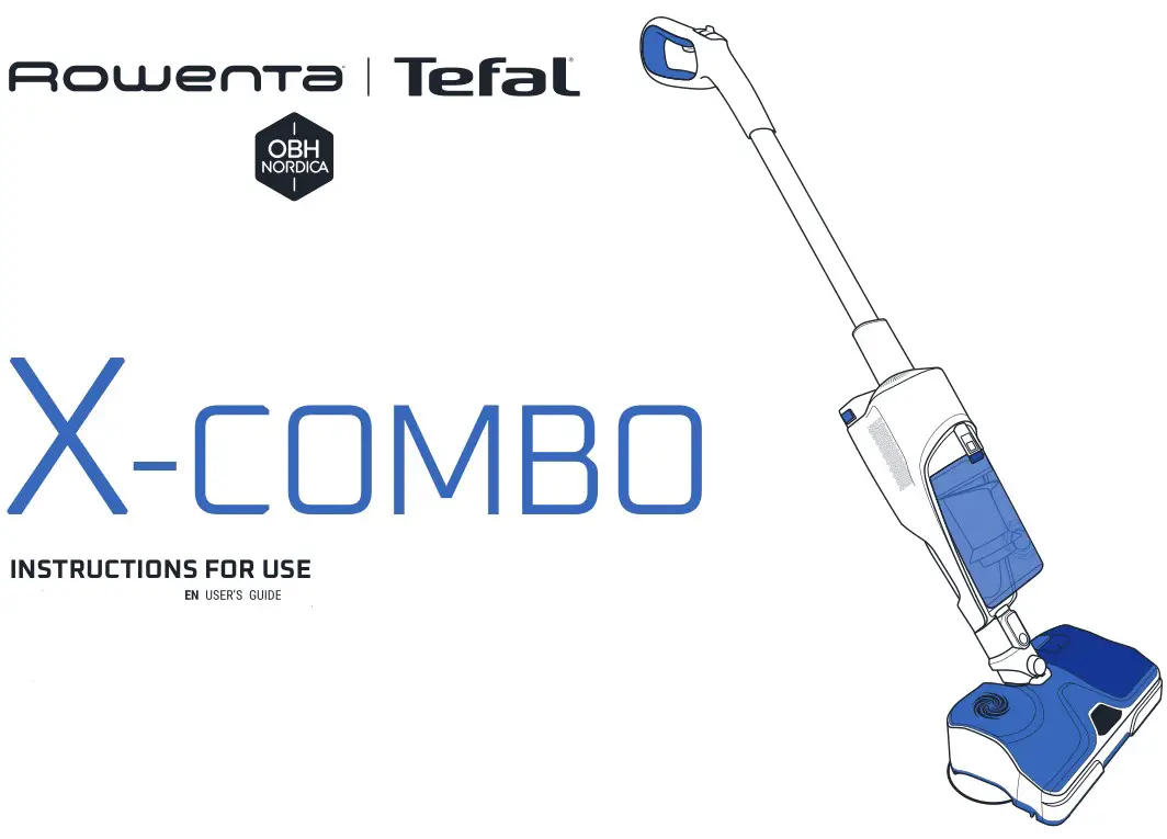 RowenTa ZR009006 Cordless Bagless Vacuum Cleaner Instructions