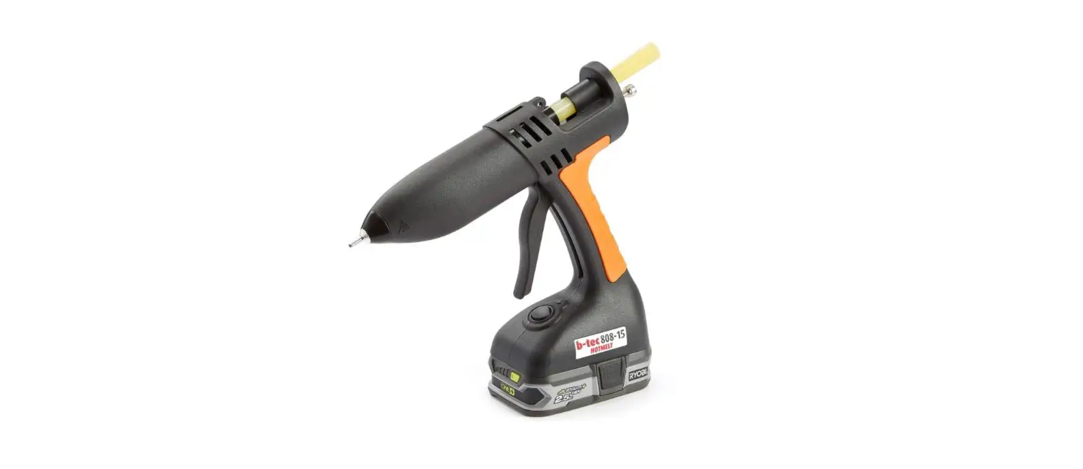 B-tec 808-15 Battery Powered Glue Gun Instruction Manual