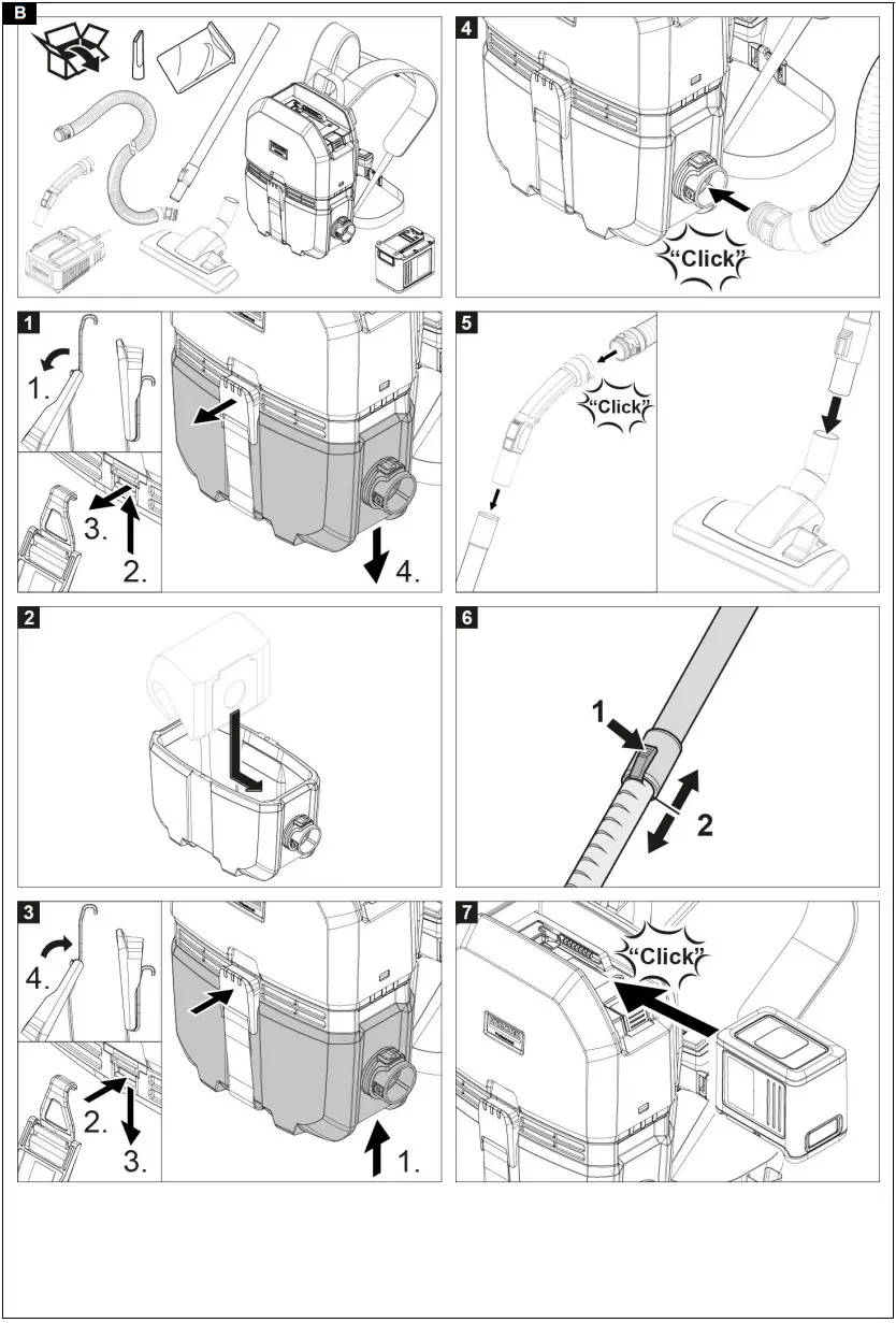 KARCHER BVL 31 Bp Backpack Sucker - FIG 2