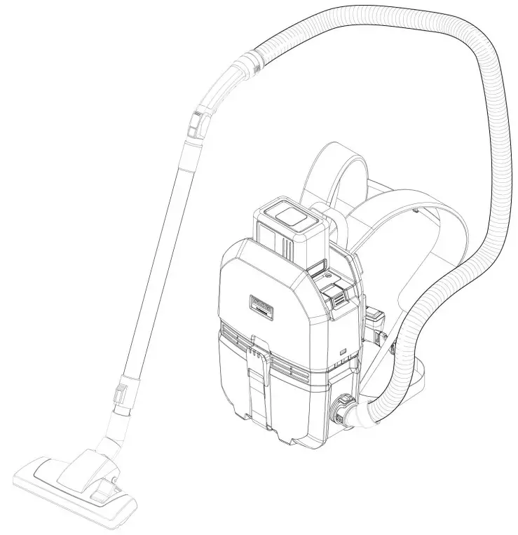 KARCHER BVL 31 Bp Backpack Sucker