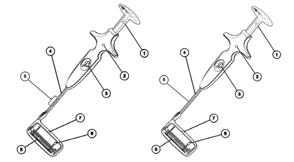 AtriCure ACH135 AtriClip LAA Exclusion System - ILLUSTRATION AND NOMENCLATURE