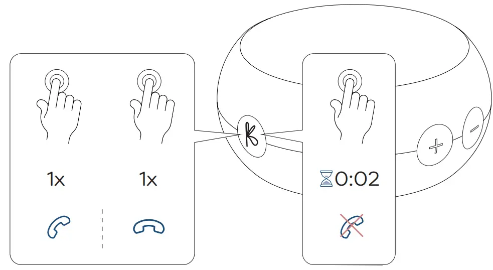 kreafunk ago 2 Fabric Black Speaker - Phone