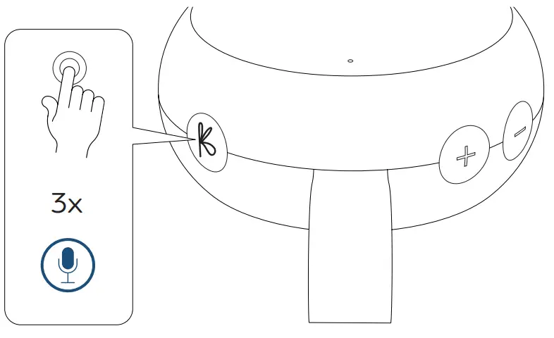 kreafunk ago 2 Fabric Black Speaker - Voice assistant