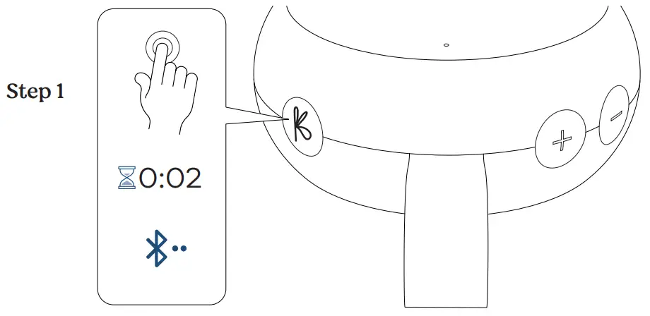 kreafunk ago 2 Fabric Black Speaker - pairing