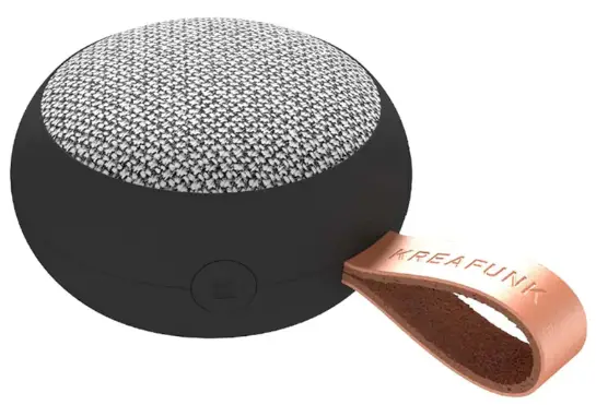 kreafunk ago 2 Fabric Black Speaker