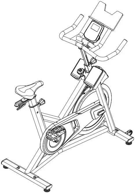 HORIZON Indoor Cycle Exercise Bike - assembly 9