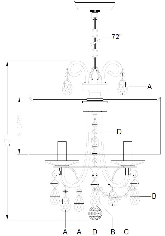 CRYSTORAMA-6623-MK-CL-MWP-CEILING-Othello-Three-Light-Ceiling-Mount-FIG-3