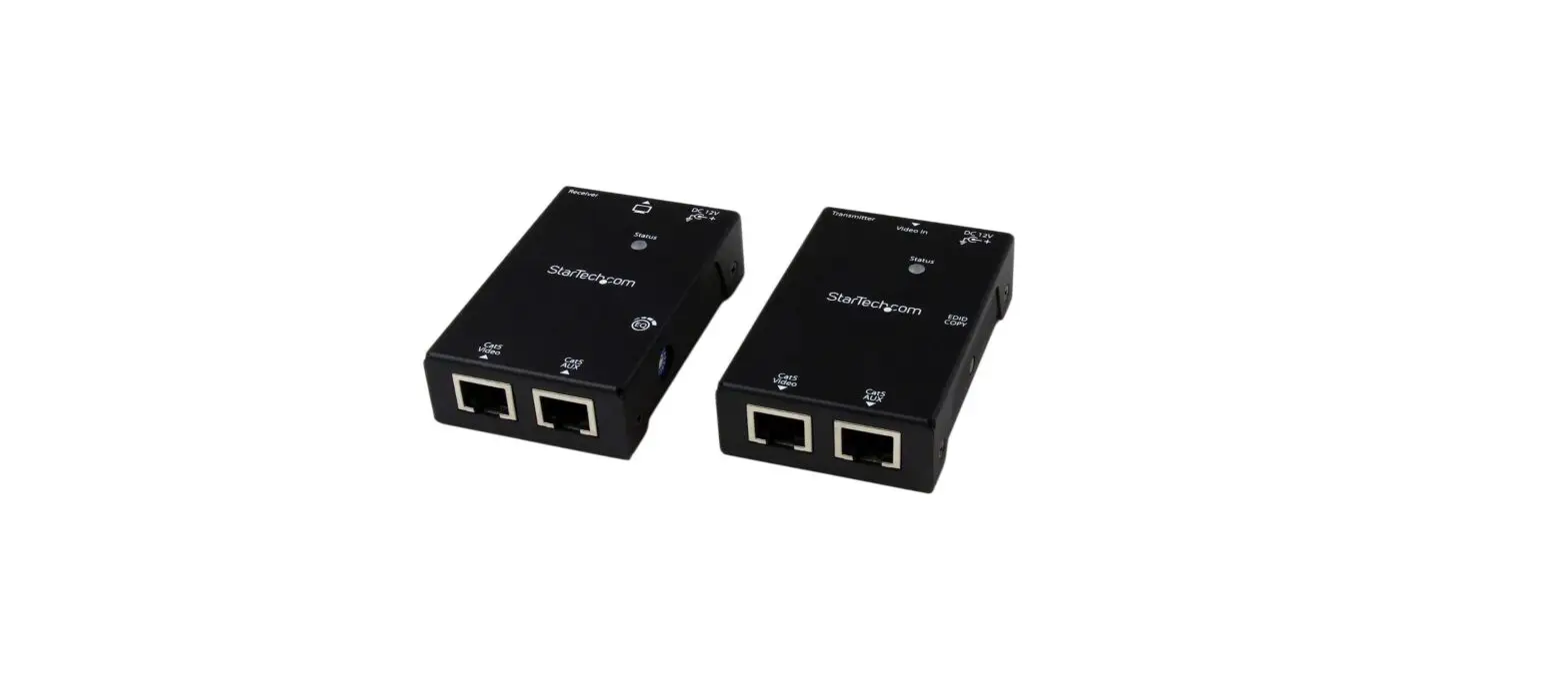 Startech.com St121shd50 Hdmi Dual Ethernet Cable Extender User Manual